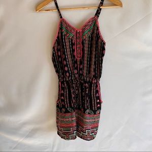 ⬇️Fun & Flirt Romper XS Print Assorted Colors Black, Pink, Green, Purple, White